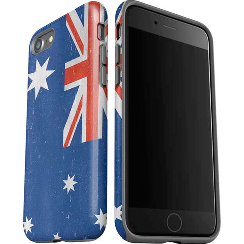 Australia Flag Distressed iPhone SE (2nd & 3rd Gen) Pro Case